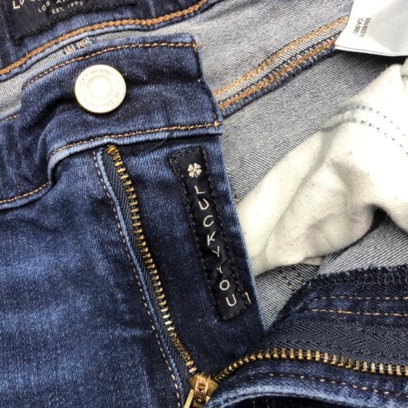 LUCKY BRAND MID-RISE SWEET STRAIGHT LEG JEANS 4/27x31 🍀 - Picture 2 of 15